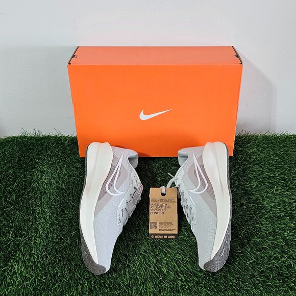 Nike Downshifter 13 - Light Silver/White - Men's Size 9.5 - FD6454 013 - Picture 4 of 7